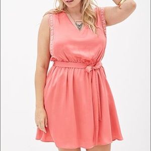 NWT Forever 21+ Coral Sumner Dress